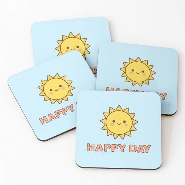 Item preview, Happy Day - Kawaii Sun Smile Design - Cute Smiley Sunshine designed and sold by Hyperfocus Wonders.