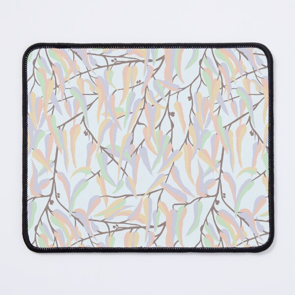 Item preview, Gumleaves - Painted Leaves - rainbow blue designed and sold by Stephanie Fiona Design.
