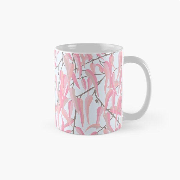 Item preview, Gumleaves - Painted Leaves - pink blue designed and sold by Stephanie Fiona Design.