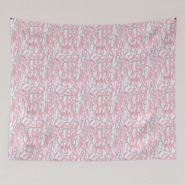 Item preview, Gumleaves - Painted Leaves - pink blue designed and sold by Stephanie Fiona Design.