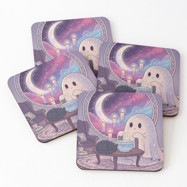 Item preview, Cozy Cosmic Seance | Pastel Goth Ghost & Celestial Witchcore designed and sold by Thaliandra.