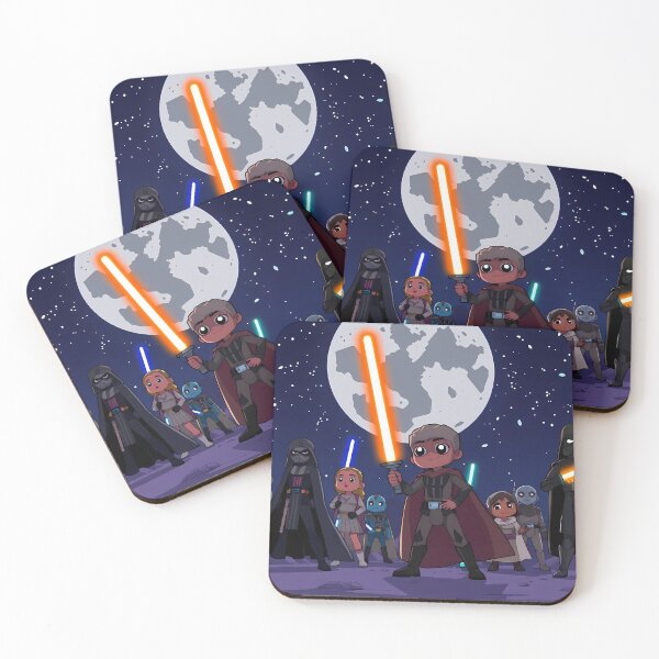 Item preview, Purple Cartoon Art Adventures Star Wars Characters Lightsabers designed and sold by ART ATTACK ZONE.