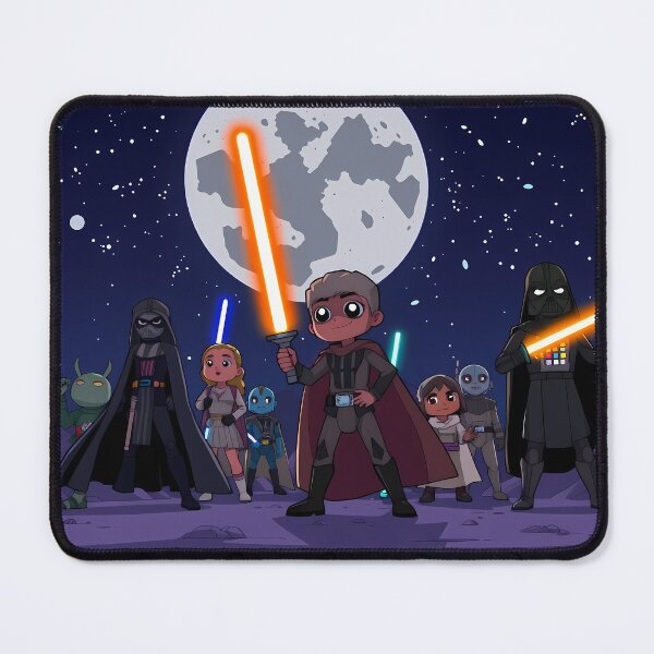 Item preview, Purple Cartoon Art Adventures Star Wars Characters Lightsabers designed and sold by ART ATTACK ZONE.