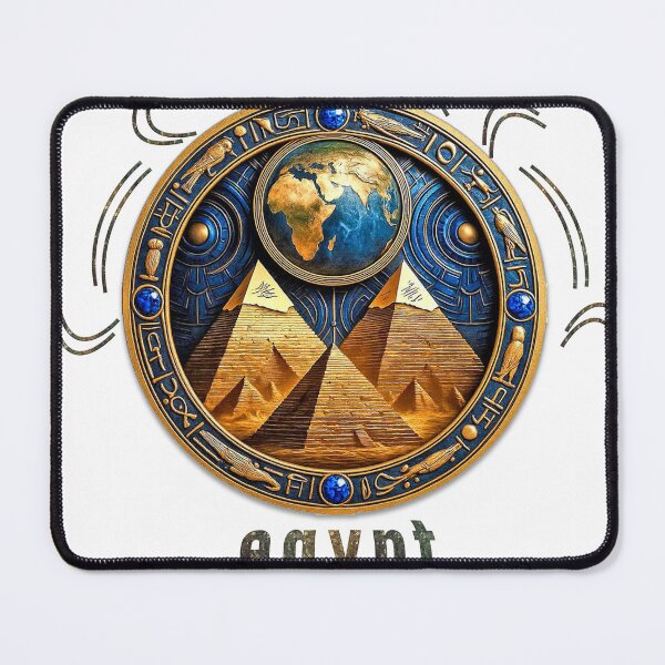 Item preview, Ancient Egypt Pyramids Emblem • Mystical Egyptian Symbol Art • Vintage Pharaoh Design designed and sold by mayarelshukairi.