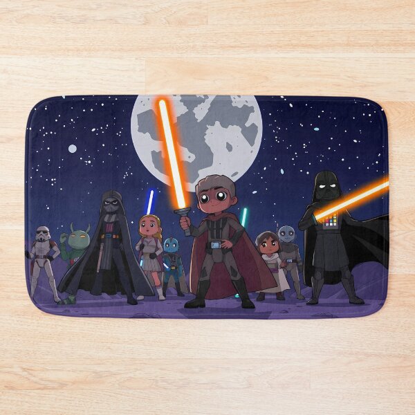 Item preview, Purple Cartoon Art Adventures Star Wars Characters Lightsabers designed and sold by ART ATTACK ZONE.
