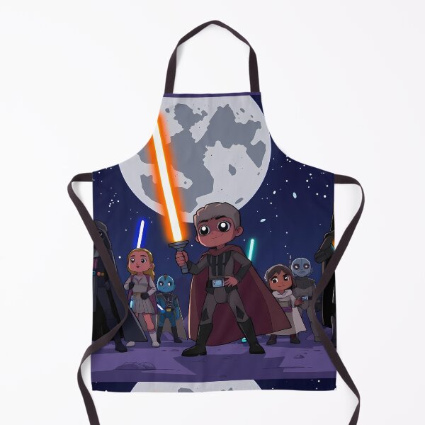 Item preview, Purple Cartoon Art Adventures Star Wars Characters Lightsabers designed and sold by ART ATTACK ZONE.