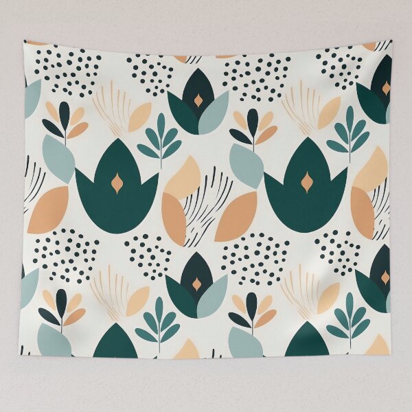 Item preview, Modern Minimalist Pattern Green designed and sold by Eclectic Monkey.