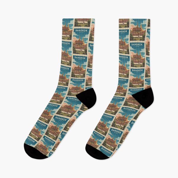 Item preview, Bangkok Vintage Travel Art - Imperial Palace - Thailand designed and sold by Wanderprintt.