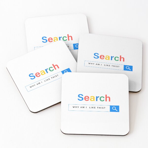 Item preview, Search Bar t-shirts- Why am I  like this. designed and sold by Anisha  Vaz.