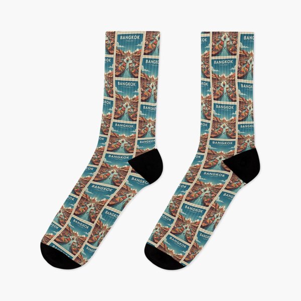 Item preview, Bangkok Vintage Travel Art - Floating Market - Thailand designed and sold by Wanderprintt.