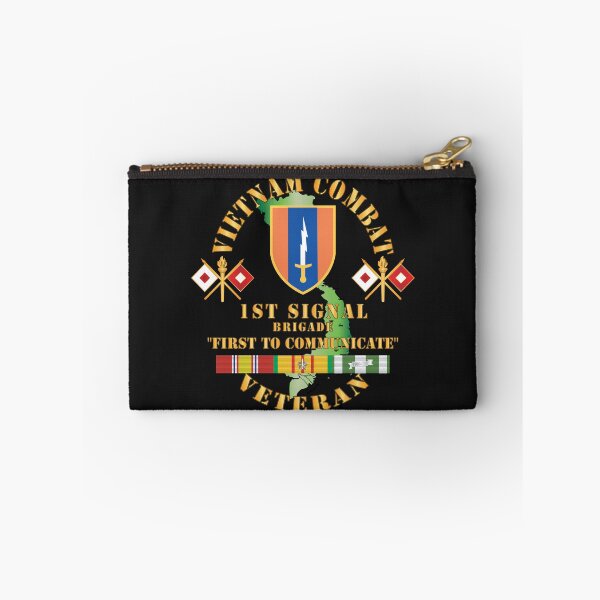 Item preview, Army - Vietnam Combat Vet w 1st Signal Brigade X 300 designed and sold by Military Insignia Products.