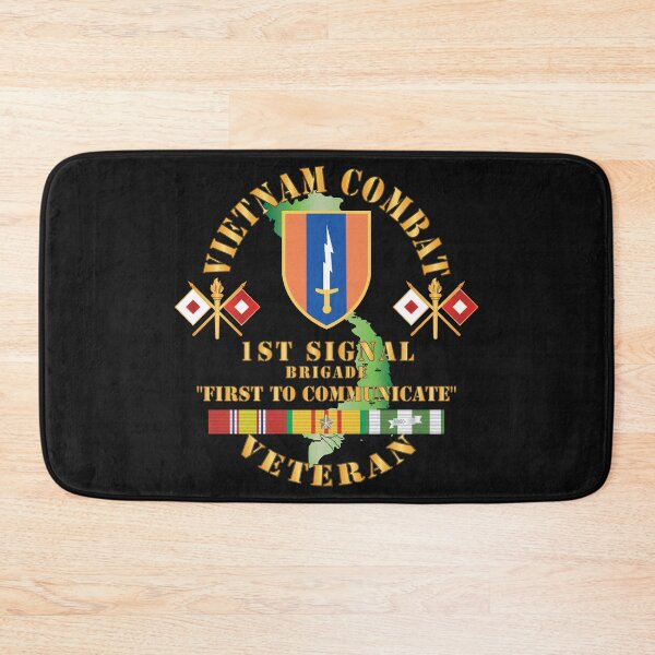 Item preview, Army - Vietnam Combat Vet w 1st Signal Brigade X 300 designed and sold by Military Insignia Products.