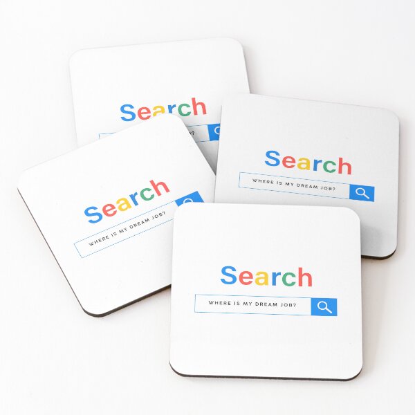 Item preview, Search Bar t-shirts- Where is my dream job? designed and sold by Anisha  Vaz.