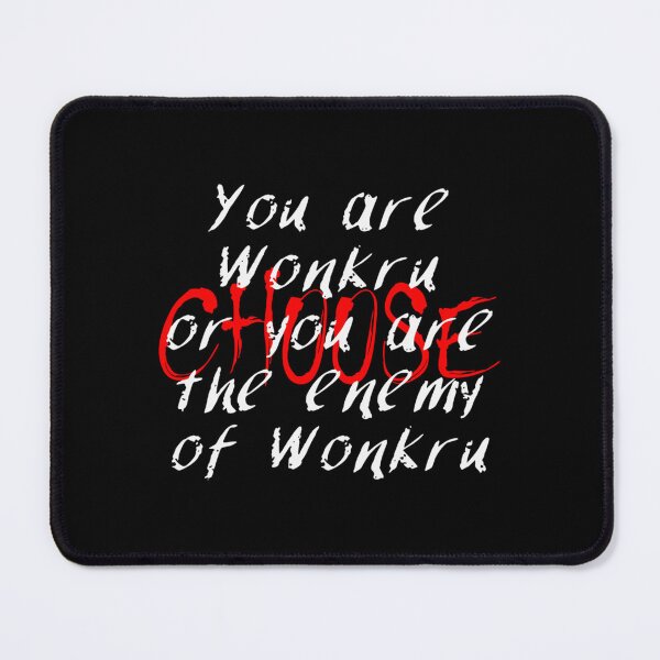 Item preview, You are Wonkru or you are the enemy of Wonkru Slim Fit black personalize paper designed and sold by Wikstrom Eugen.