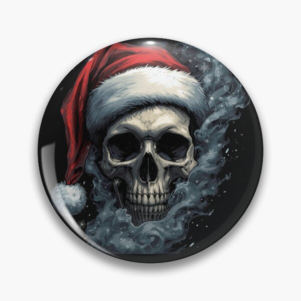 Item preview, Dark Santa Skull – Horror Christmas Streetwear Art designed and sold by loccotown168.