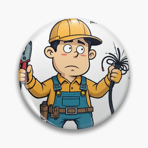 Item preview, I Fix Wires Not Your Drama Electrician Funny Cartoon T-Shirt designed and sold by Design-Pro-21.