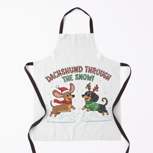 Item preview, Dachshund Through The Snow designed and sold by The Velvet Potato.