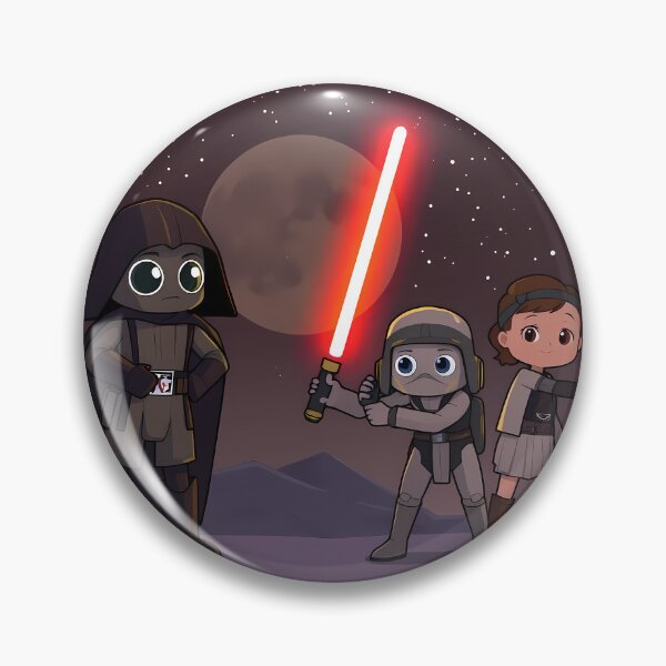 Item preview, 5 Cartoon Art Adventures Star Wars Characters Lightsabers designed and sold by ART ATTACK ZONE.
