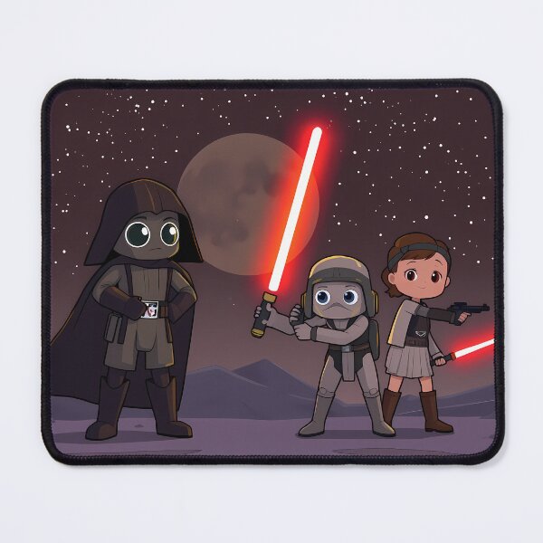 Item preview, 5 Cartoon Art Adventures Star Wars Characters Lightsabers designed and sold by ART ATTACK ZONE.