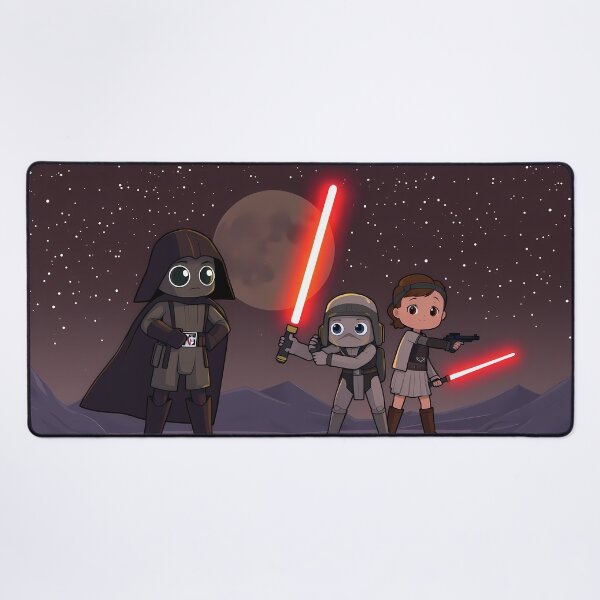 Item preview, 5 Cartoon Art Adventures Star Wars Characters Lightsabers designed and sold by ART ATTACK ZONE.