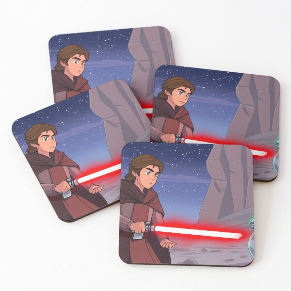 Item preview, 6 Cartoon Art Adventures Star Wars Characters Lightsabers designed and sold by ART ATTACK ZONE.