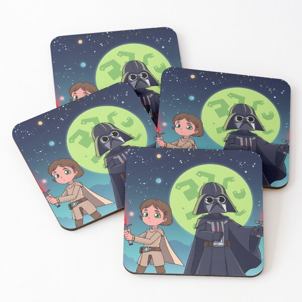 Item preview, 7 Cartoon Art Adventures Star Wars Characters Lightsabers designed and sold by ART ATTACK ZONE.