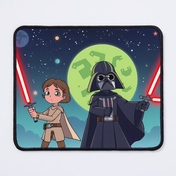 Item preview, 7 Cartoon Art Adventures Star Wars Characters Lightsabers designed and sold by ART ATTACK ZONE.