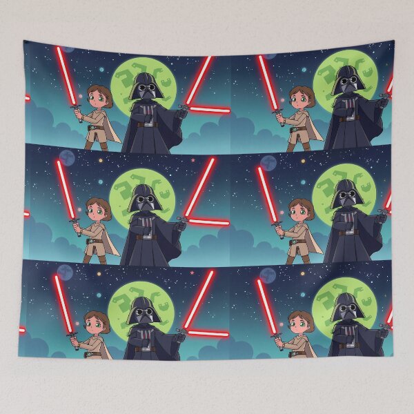 Item preview, 7 Cartoon Art Adventures Star Wars Characters Lightsabers designed and sold by ART ATTACK ZONE.