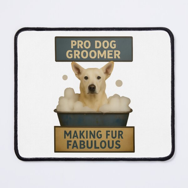 Item preview, Pro Dog Groomer Making Fur Fabulous Variant designed and sold by TeeTimeTreasure.