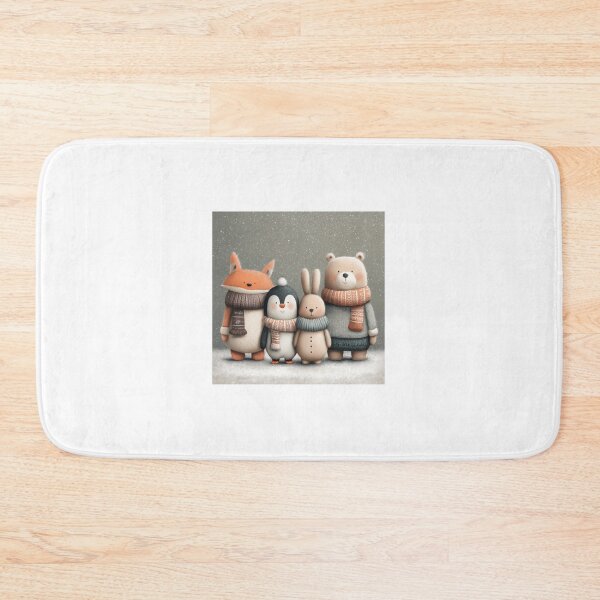 Item preview, Winter Forest Friends – Cozy Animal Illustration designed and sold by fadiabb87.