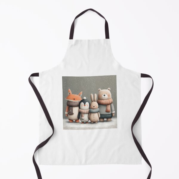 Item preview, Winter Forest Friends – Cozy Animal Illustration designed and sold by fadiabb87.