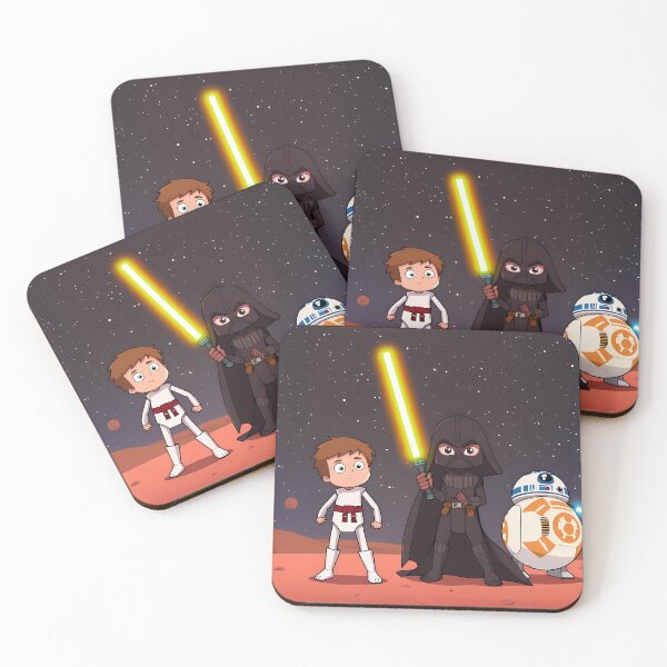 Item preview, Movie Cartoon Art Adventures Star Wars Characters Lightsabers designed and sold by ART ATTACK ZONE.