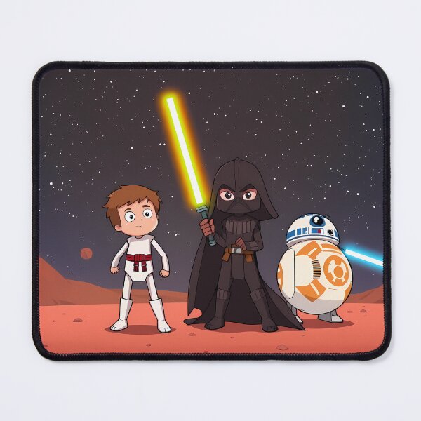 Item preview, Movie Cartoon Art Adventures Star Wars Characters Lightsabers designed and sold by ART ATTACK ZONE.