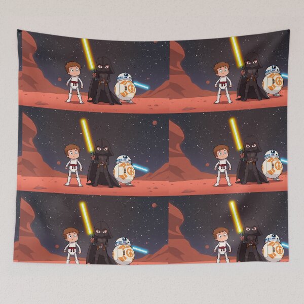 Item preview, Movie Cartoon Art Adventures Star Wars Characters Lightsabers designed and sold by ART ATTACK ZONE.