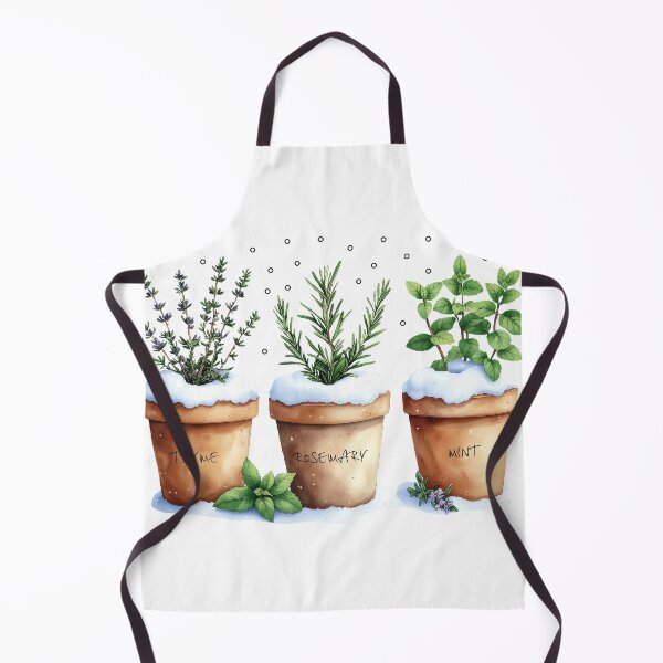 Item preview, Winter Herbs in Terracotta Pots designed and sold by Litely.