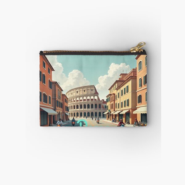Item preview, Scooters and Sunlight: Roman Streets designed and sold by ForeverPrintsOK.