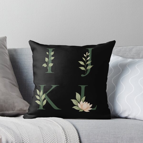 Item preview, I J K L Floral Letters – Watercolor Botanical Alphabet Monogram Design designed and sold by astersgraphics.
