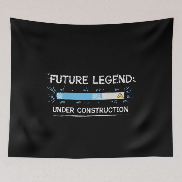 Item preview, Future Legend: Under Construction - Hand-Drawn Progress Design designed and sold by Choploop.