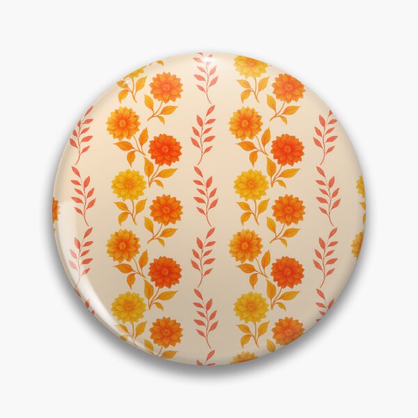 Item preview, Dahlia Stripes Orange designed and sold by SilverPegasus.