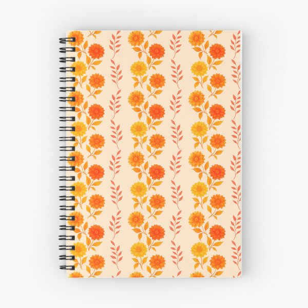 Item preview, Dahlia Stripes Orange designed and sold by SilverPegasus.