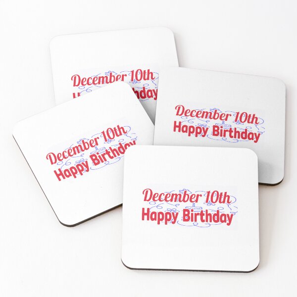 Item preview, December 10th, Gift birthday  designed and sold by Sujinthaiart.