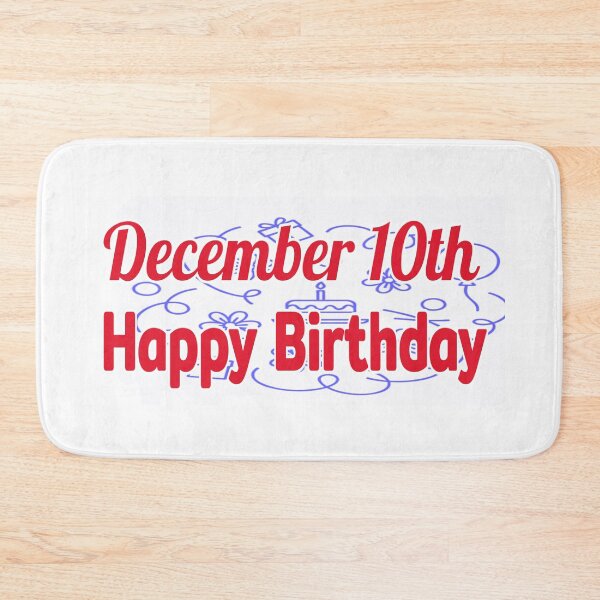 Item preview, December 10th, Gift birthday  designed and sold by Sujinthaiart.