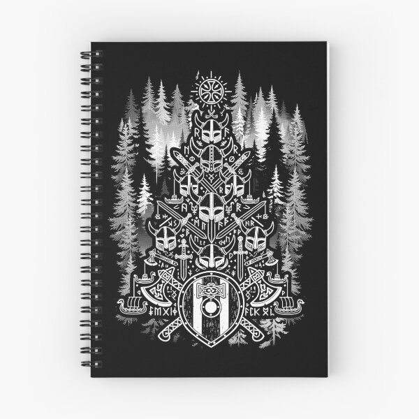 Item preview, Viking Christmas Tree Norse Mythology Runes Nordic Forest designed and sold by GrandeDuc.