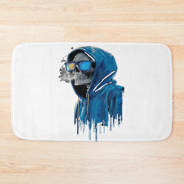 Item preview, Badass Neon Skeleton Hoodie Sticker designed and sold by Gscode.