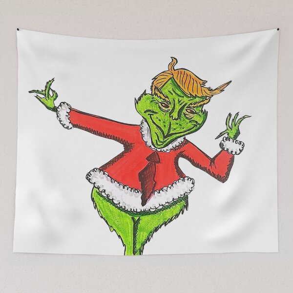 Item preview, Donald Grinch Trump - AKA Grump designed and sold by Wicked Awesome Arts.