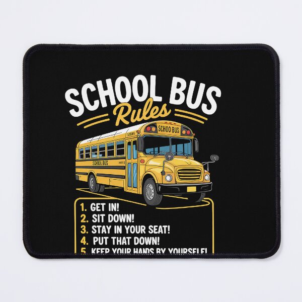 Item preview, Rules Work School BusDriver designed and sold by ReadySide.