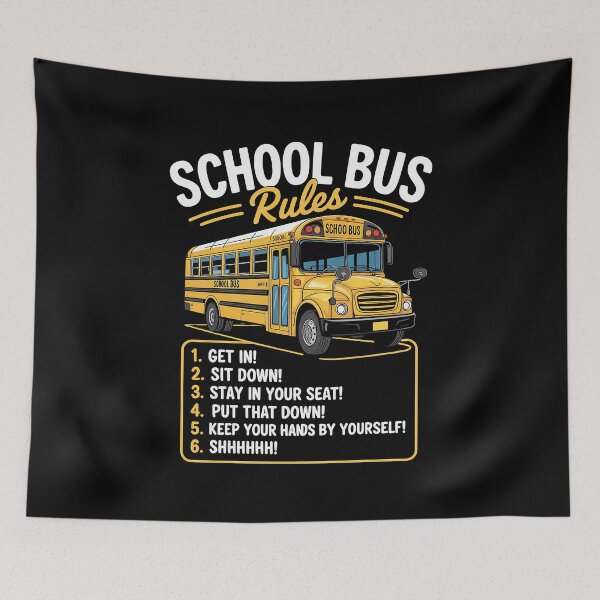Item preview, Rules Work School BusDriver  designed and sold by ReadySide.