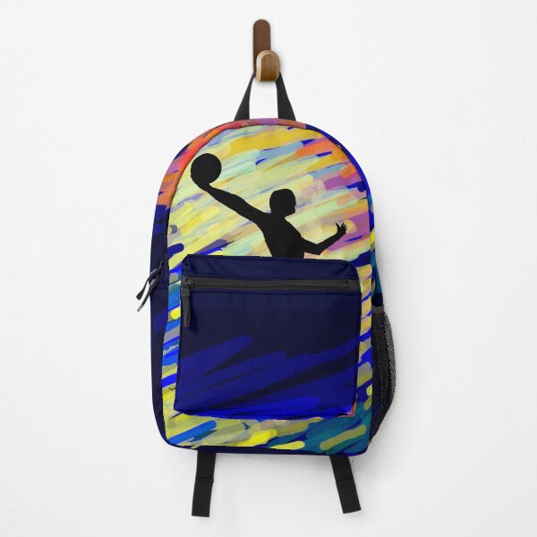 Item preview, Slam Dunk Silhouette - Abstract Brush Stroke Basketball Art designed and sold by denip.