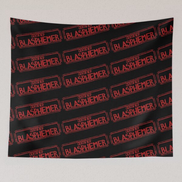 Item preview, Certified Blasphemer designed and sold by Hellbilly Designs.