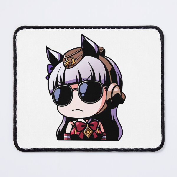 Item preview, Cool Chibi Anime Horse Girl – Cute Kawaii Sunglasses Character Sticker designed and sold by TeeMoods.